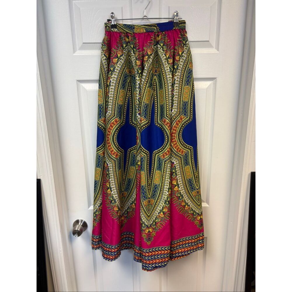 Ethnic Patterned A-Line Skirt